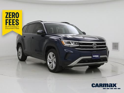 Blue 2022 Volkswagen Atlas SE
