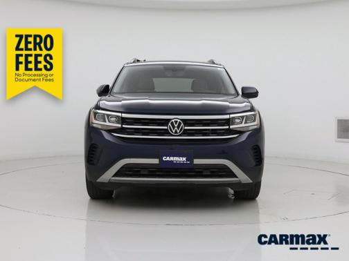 Blue 2022 Volkswagen Atlas SE w/Tech