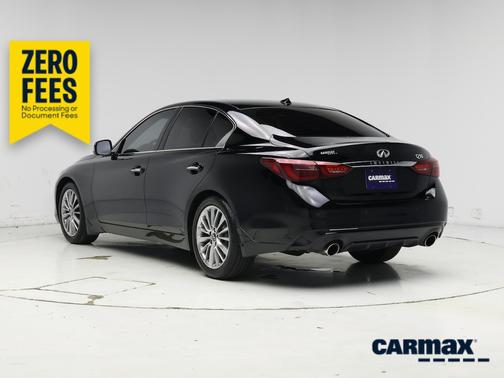 Black 2023 INFINITI Q50 Luxe