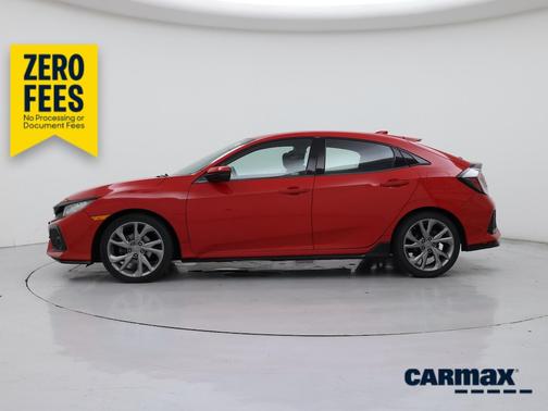 Red 2018 Honda Civic Sport
