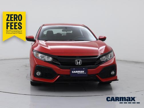 Red 2018 Honda Civic Sport