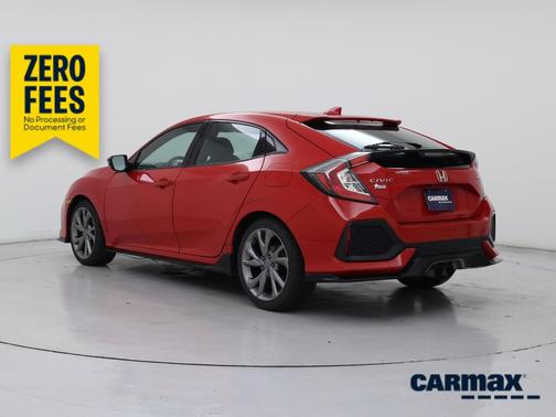 Red 2018 Honda Civic Sport