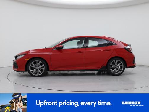 Red 2018 Honda Civic Sport
