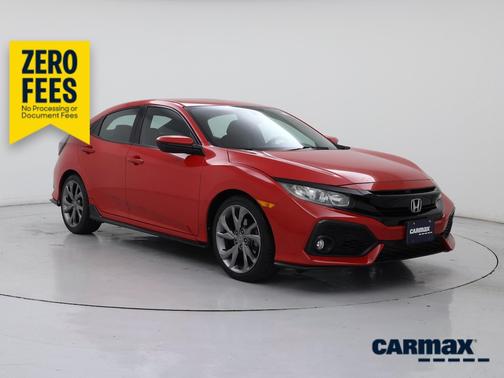 Red 2018 Honda Civic Sport