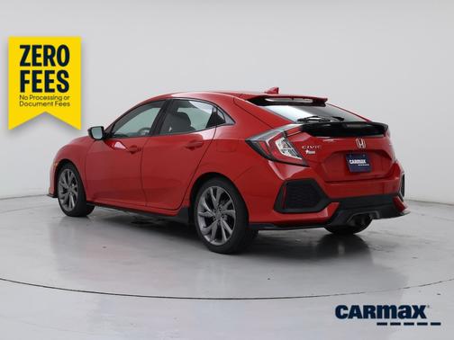 Red 2018 Honda Civic Sport