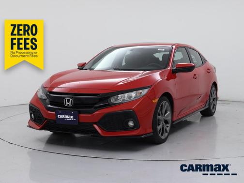 Red 2018 Honda Civic Sport