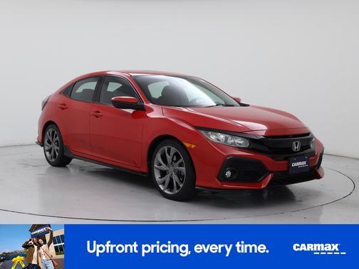 Red 2018 Honda Civic Sport