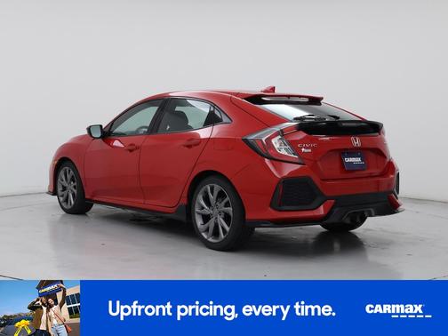 Red 2018 Honda Civic Sport