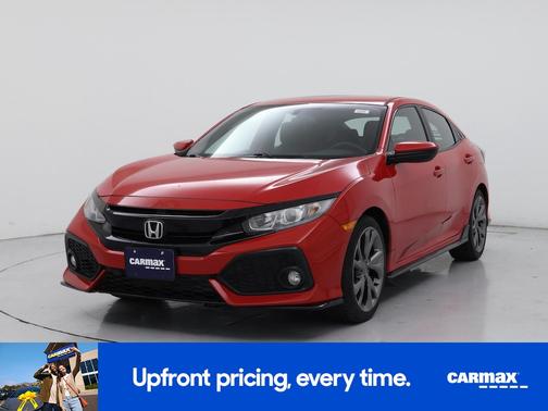 Red 2018 Honda Civic Sport
