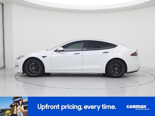 White 2021 Tesla Model S Plaid