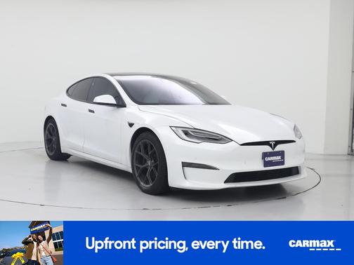 White 2021 Tesla Model S Plaid