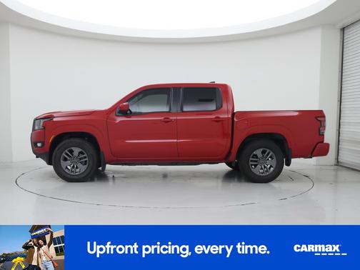 Red 2025 Nissan Frontier SV