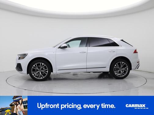 White 2021 Audi Q8 Premium Plus