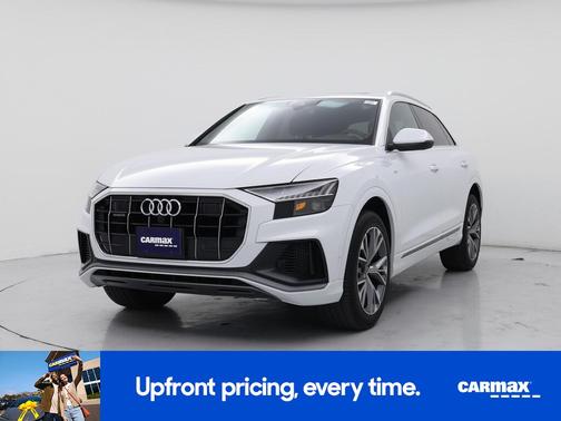 White 2021 Audi Q8 Premium Plus