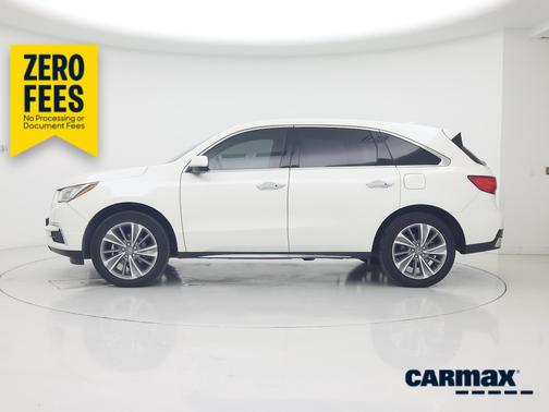 White 2017 Acura MDX