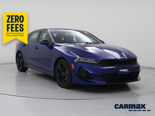Blue 2022 Kia K5 GT-Line