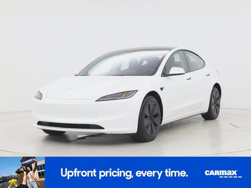 White 2025 Tesla Model 3 Long Range