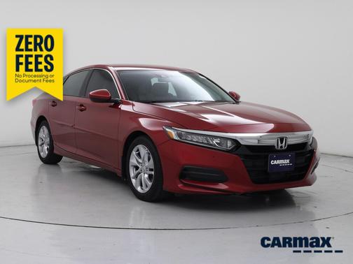 Red 2018 Honda Accord LX