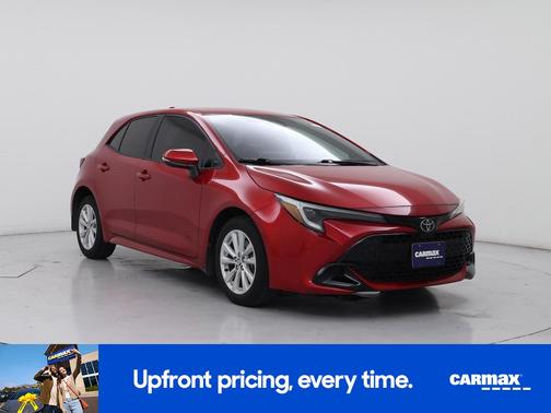Red 2024 Toyota Corolla Hatchback SE