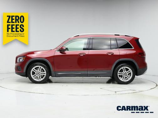 Red 2021 Mercedes-Benz GLB 250