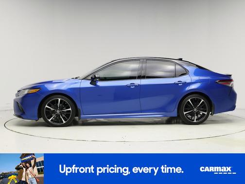 Blue 2018 Toyota Camry XSE