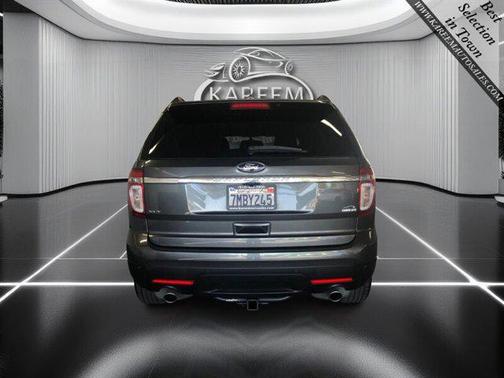 White Platinum Metallic Tri-Coat 2015 Ford Explorer XLT