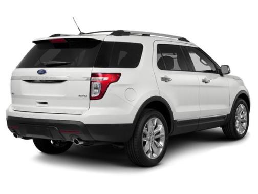 White Platinum Metallic Tri-Coat 2015 Ford Explorer XLT