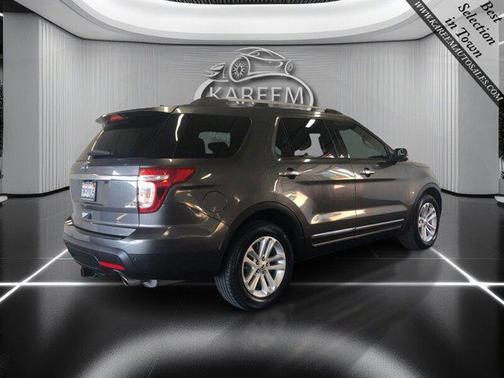 White Platinum Metallic Tri-Coat 2015 Ford Explorer XLT