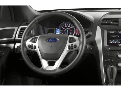 White Platinum Metallic Tri-Coat 2015 Ford Explorer XLT