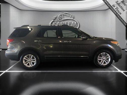 White Platinum Metallic Tri-Coat 2015 Ford Explorer XLT