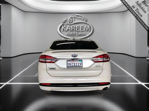 Oxford White 2018 Ford Fusion Energi Titanium