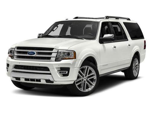 White Platinum Metallic Tri-Coat 2017 Ford Expedition EL Platinum
