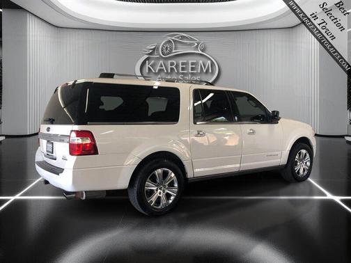 White Platinum Metallic Tri-Coat 2017 Ford Expedition EL Platinum