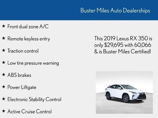 2019 Lexus RX 350 350