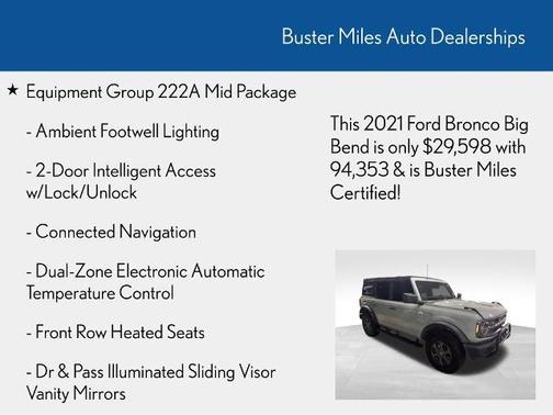 2021 Ford Bronco BIG BEND