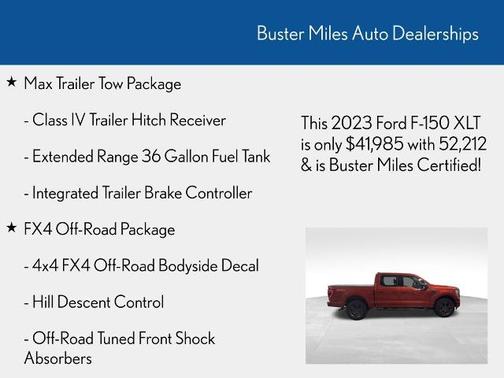 HOT PEPPER RED MET TINTD CC 2023 Ford F-150 XLT
