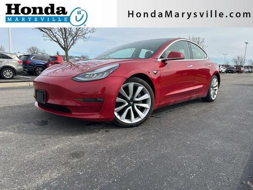 Red Multi 2018 Tesla Model 3 Long Range