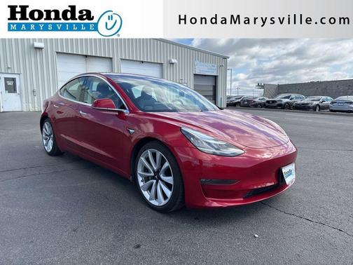 Red Multi 2018 Tesla Model 3 Long Range