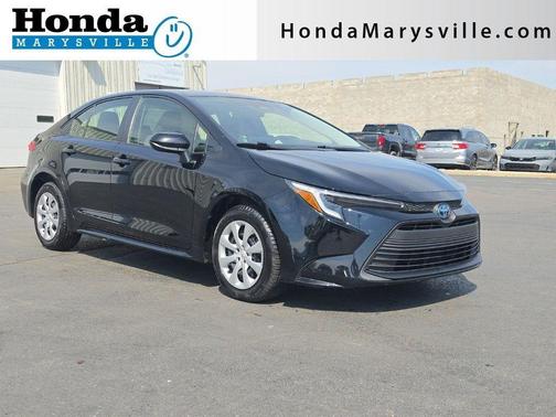 Midnight Black Metallic 2023 Toyota Corolla Hybrid LE