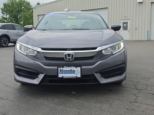 Modern Steel Metallic 2018 Honda Civic LX