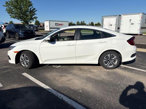 Taffeta White 2017 Honda Civic LX