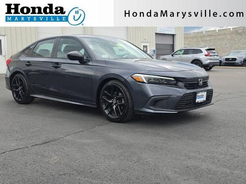 Meteorite Gray Metallic 2023 Honda Civic Sport