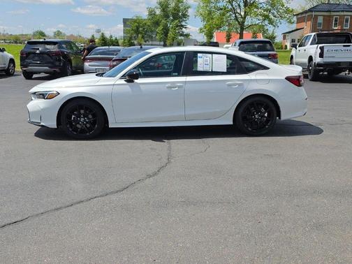 Platinum White Pearl 2026 Honda Civic Hybrid