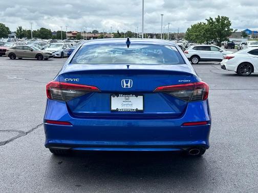 Aegean Blue Metallic 2024 Honda Civic Sport