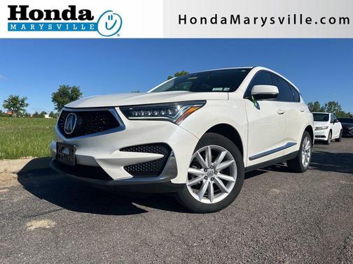 White Diamond Pearl 2019 Acura RDX Base