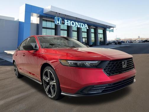 Radiant Red 2026 Honda Accord Hybrid Sport