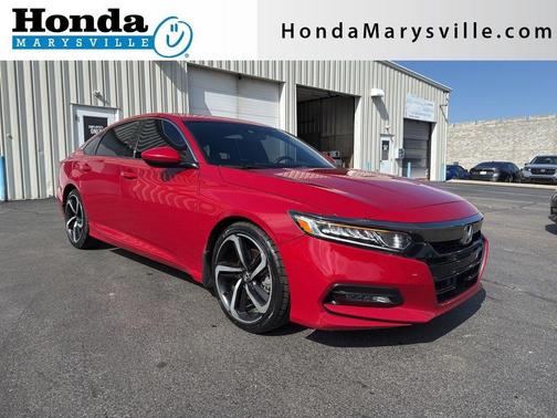 Radiant Red Metallic 2019 Honda Accord Sport