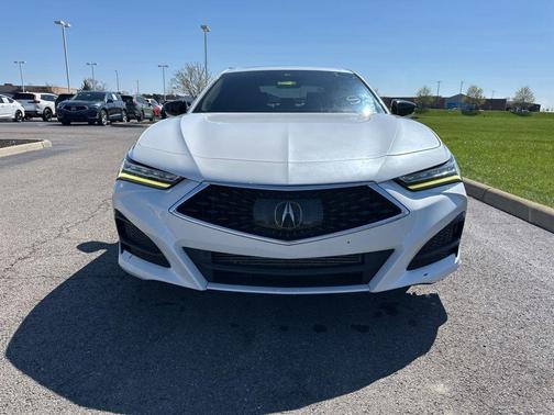 Platinum White Pearl 2022 Acura TLX Technology
