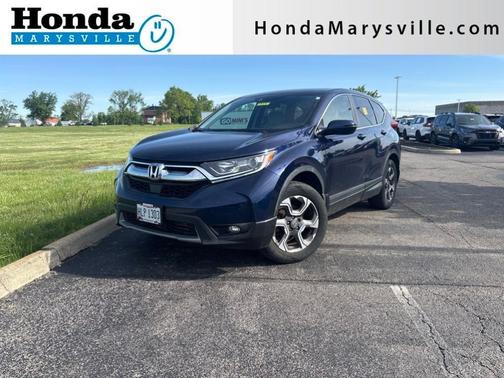 Obsidian Blue Pearl 2018 Honda CR-V EX