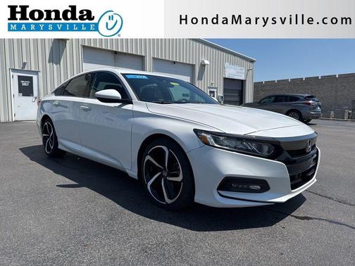 Platinum White Pearl 2018 Honda Accord Sport